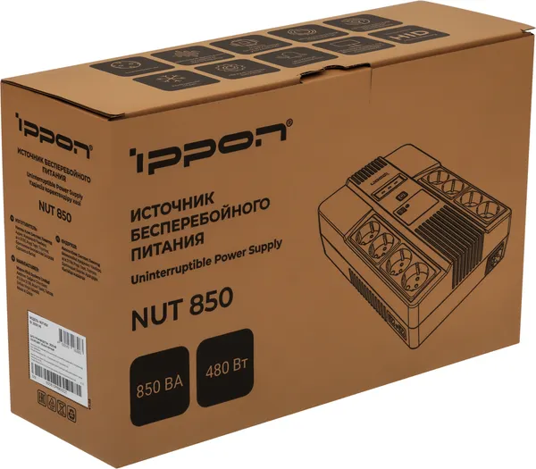 Изображение товара ИБП IPPON NUT 850 / 2050149