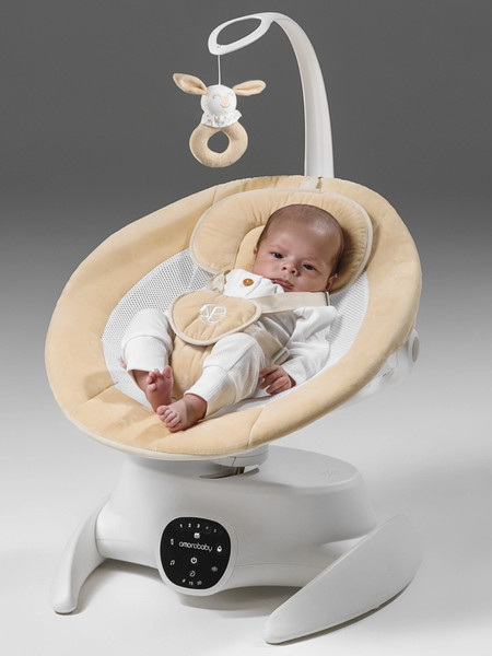 Изображение товара Детский шезлонг Amarobaby Smart swing / AB24-22SMART/03 (бежевый)