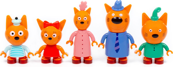 Изображение товара Конструктор Полесье Макси Три кота. Дом котов / 94944