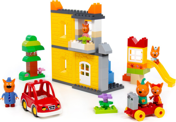 Изображение товара Конструктор Полесье Макси Три кота. Дом котов / 94944