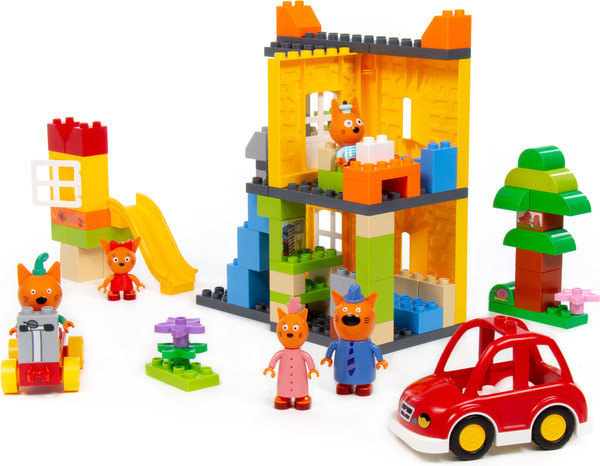 Изображение товара Конструктор Полесье Макси Три кота. Дом котов / 94944