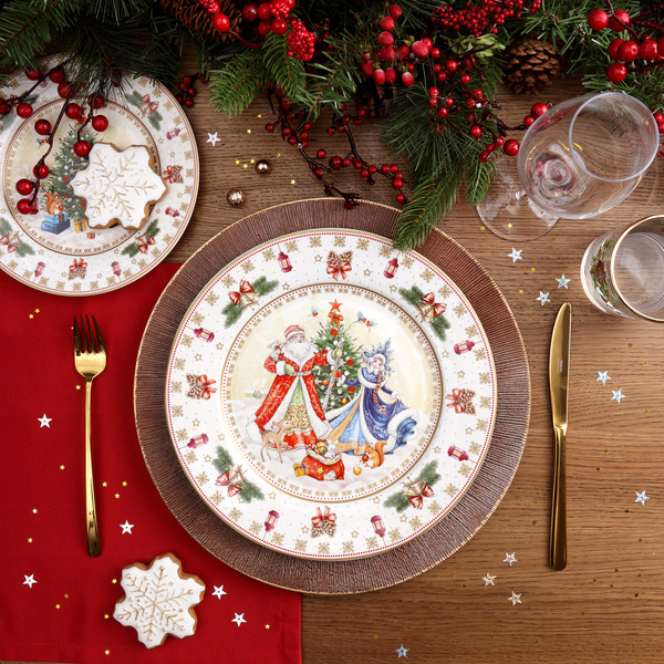 Изображение товара Набор тарелок Lefard Дед Мороз и Снегурочка 85-1712-1