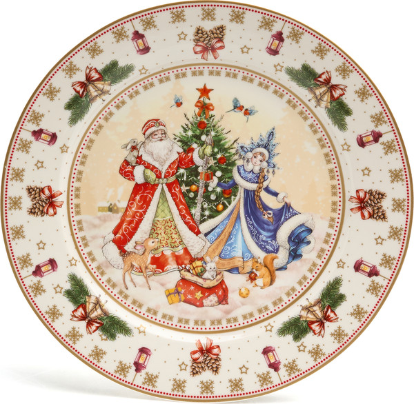 Изображение товара Набор тарелок Lefard Дед Мороз и Снегурочка 85-1712-1