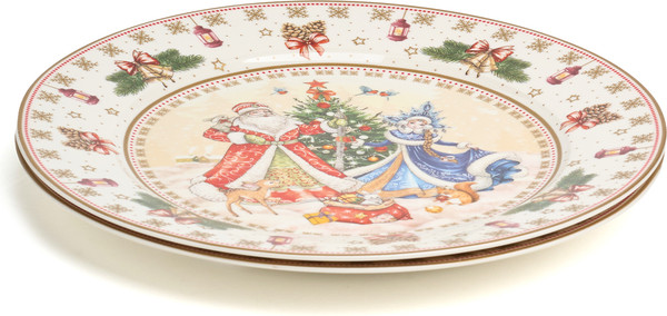 Изображение товара Набор тарелок Lefard Дед Мороз и Снегурочка 85-1712-1