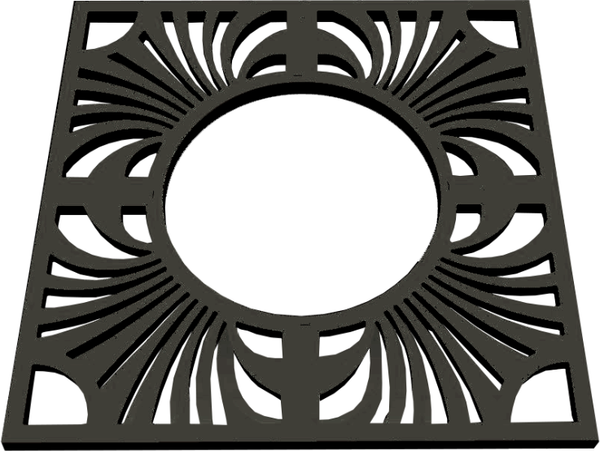 Изображение товара Решетка водоприемная Стандартпарк РП-120.120-60 (черный)