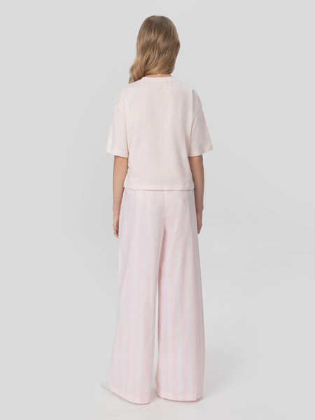 Изображение товара Пижама детская Mark Formelle 567749 (р.110-56, розовый зефир/полоски на зефире)