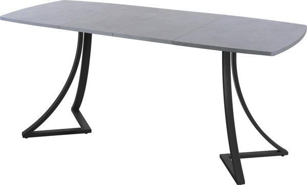 Изображение товара Обеденный стол AMC Elite / Е24(1100) D6 (черный/бетон чикаго светло-серый)