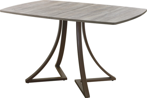 Изображение товара Обеденный стол AMC Elite / Е24(1100) D6 (коричневый/дуб уайт-ривер песочно-бежевый)