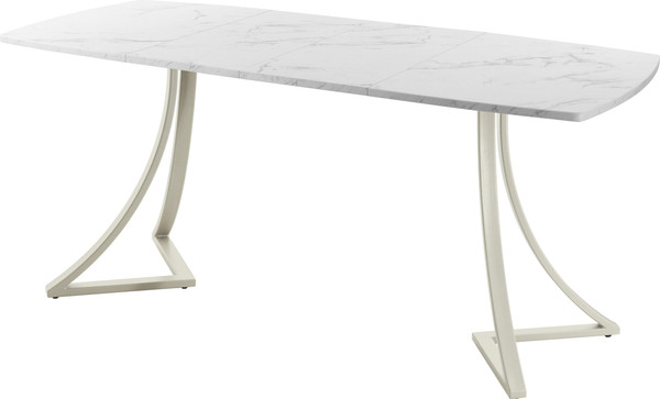 Изображение товара Обеденный стол AMC Elite / Е24(1100) D6 (бежевый/мрамор кристалл)