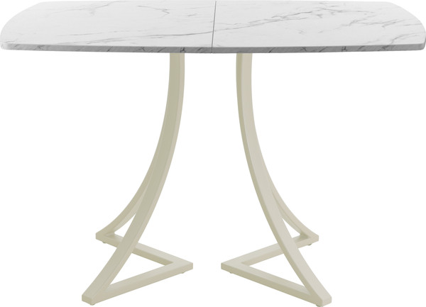 Изображение товара Обеденный стол AMC Elite / Е24(1100) D6 (бежевый/мрамор кристалл)