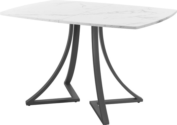 Изображение товара Обеденный стол AMC Elite / Е24(1100) D6 (графит/мрамор кристалл)