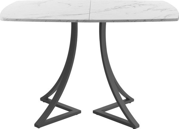 Изображение товара Обеденный стол AMC Elite / Е24(1100) D6 (графит/мрамор кристалл)