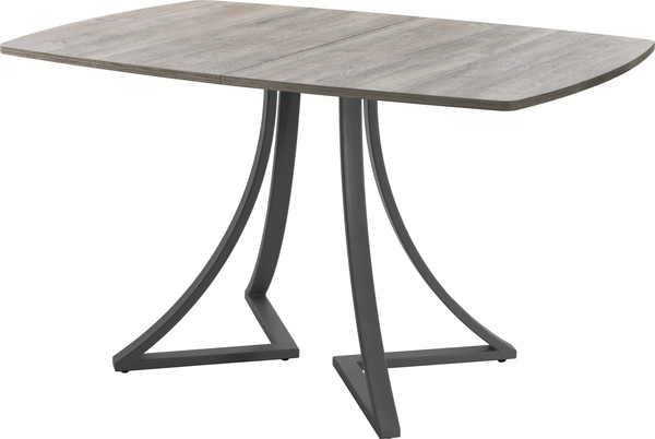 Изображение товара Обеденный стол AMC Elite / Е24(1100) D6 (графит/дуб уайт-ривер песочно-бежевый)
