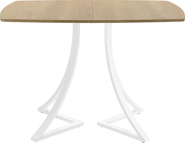 Изображение товара Обеденный стол AMC Elite / Е24(1100) D6 (белый/дуб небраска натур)
