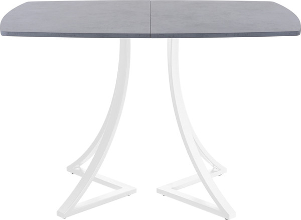 Изображение товара Обеденный стол AMC Elite / Е24(1100) D6 (белый/бетон чикаго светло-серый)