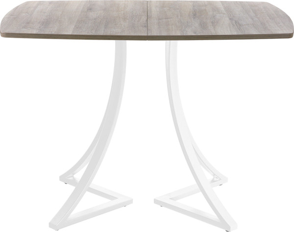 Изображение товара Обеденный стол AMC Elite / Е24(1100) D6 (белый/дуб уайт-ривер песочно-бежевый)