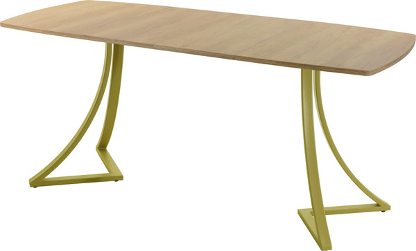 Изображение товара Обеденный стол AMC Elite / Е24(1100) D6 (золото/дуб небраска натур)
