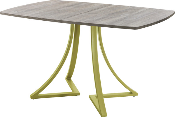 Изображение товара Обеденный стол AMC Elite / Е24(1100) D6 (золото/дуб уайт-ривер песочно-бежевый)