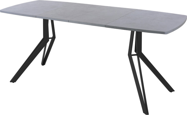 Изображение товара Обеденный стол AMC Elite / Е21(1200) D6 (черный/бетон чикаго светло-серый)