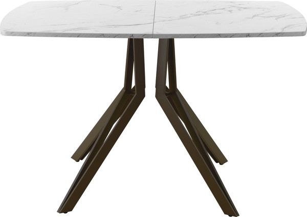 Изображение товара Обеденный стол AMC Elite / Е21(1200) D6 (коричневый/мрамор кристалл)