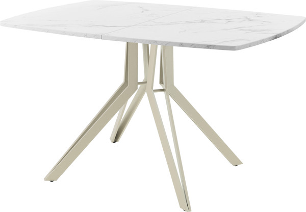 Изображение товара Обеденный стол AMC Elite / Е21(1200) D6 (бежевый/мрамор кристалл)