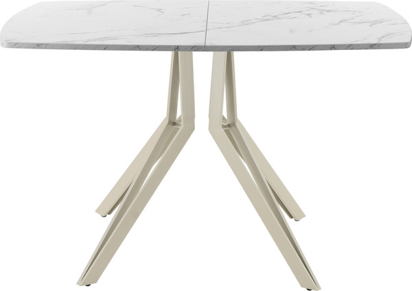 Изображение товара Обеденный стол AMC Elite / Е21(1200) D6 (бежевый/мрамор кристалл)