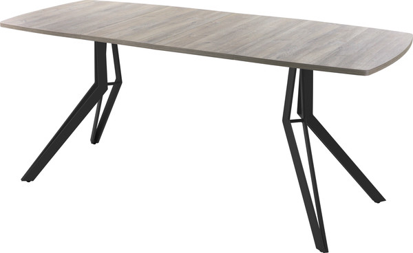 Изображение товара Обеденный стол AMC Elite / Е21(1100) D6 (черный/дуб уайт-ривер песочно-бежевый)