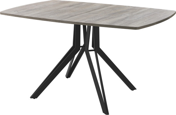 Изображение товара Обеденный стол AMC Elite / Е21(1100) D6 (черный/дуб уайт-ривер песочно-бежевый)