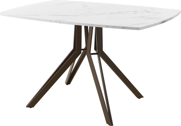 Изображение товара Обеденный стол AMC Elite / Е21(1100) D6 (коричневый/мрамор кристалл)