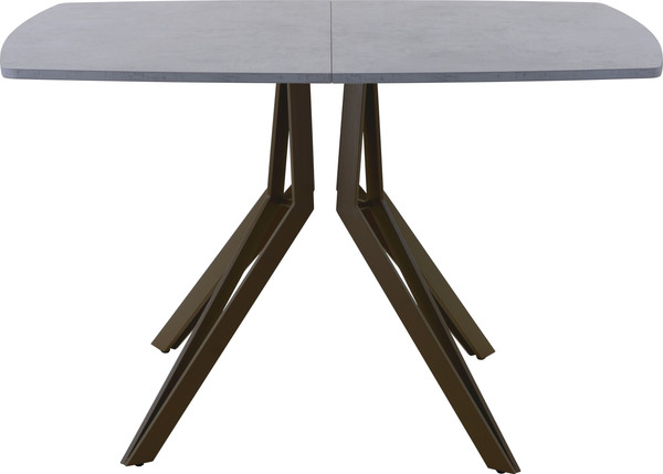 Изображение товара Обеденный стол AMC Elite / Е21(1100) D6 (коричневый/бетон чикаго светло-серый)