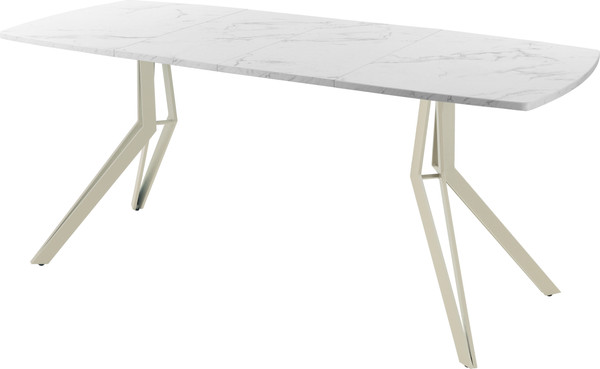 Изображение товара Обеденный стол AMC Elite / Е21(1100) D6 (бежевый/мрамор кристалл)