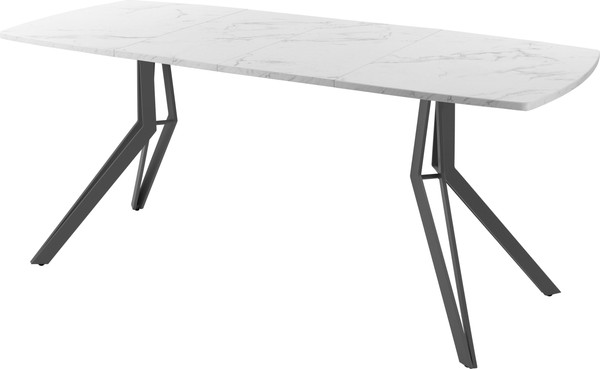 Изображение товара Обеденный стол AMC Elite / Е21(1100) D6 (графит/мрамор кристалл)