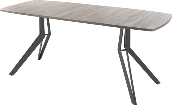 Изображение товара Обеденный стол AMC Elite / Е21(1200) D6 (графит/дуб уайт-ривер песочно-бежевый)