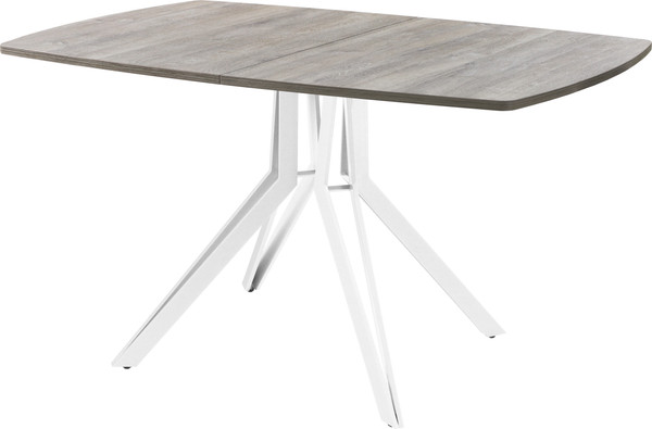 Изображение товара Обеденный стол AMC Elite / Е21(1100) D6 (белый/дуб уайт-ривер песочно-бежевый)