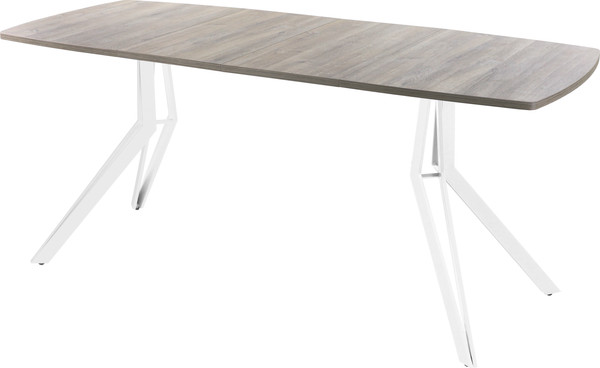 Изображение товара Обеденный стол AMC Elite / Е21(1100) D6 (белый/дуб уайт-ривер песочно-бежевый)