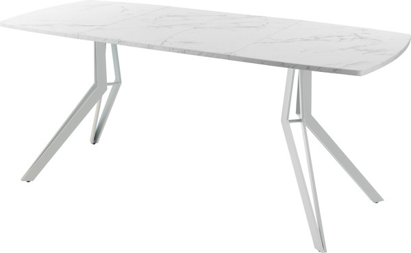 Изображение товара Обеденный стол AMC Elite / Е21(1200) D6 (серебро/мрамор кристалл)