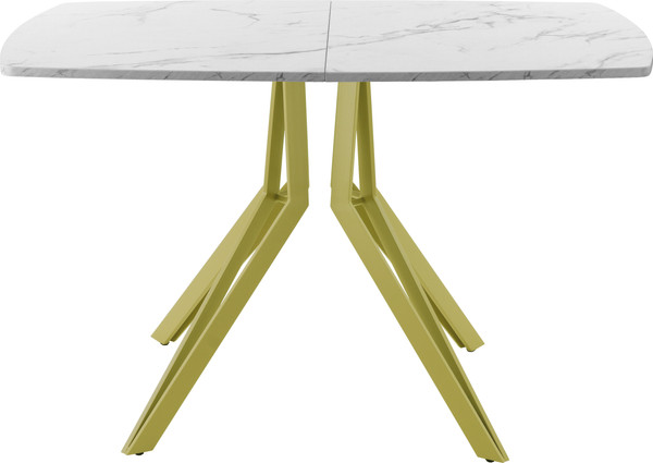 Изображение товара Обеденный стол AMC Elite / Е21(1100) D6 (золото/мрамор кристалл)