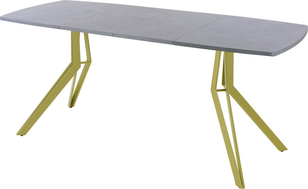 Изображение товара Обеденный стол AMC Elite / Е21(1100) D6 (золото/бетон чикаго светло-серый)