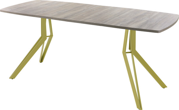 Изображение товара Обеденный стол AMC Elite / Е21(1100) D6 (золото/дуб уайт-ривер песочно-бежевый)