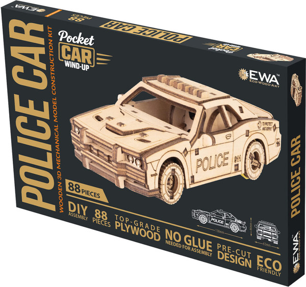 Изображение товара Автомобиль игрушечный EWA Полицейский автомобиль
