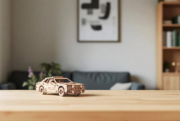 Изображение товара Автомобиль игрушечный EWA Полицейский автомобиль