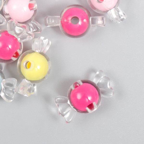 Изображение товара Набор бусин декоративных Арт Узор Конфетки - внутренний ассорти / 7674694