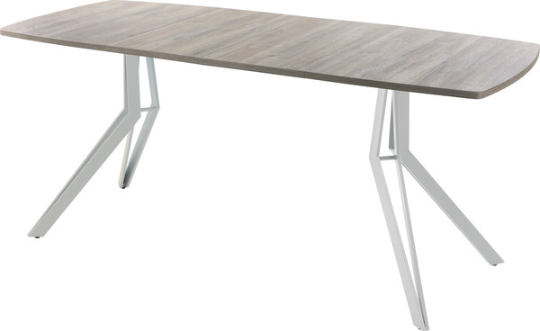 Изображение товара Обеденный стол AMC Elite / Е21(1200) D6 (серебро/дуб уайт-ривер песочно-бежевый)