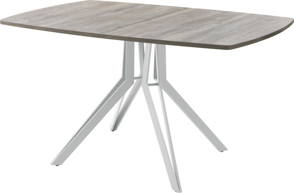 Изображение товара Обеденный стол AMC Elite / Е21(1200) D6 (серебро/дуб уайт-ривер песочно-бежевый)