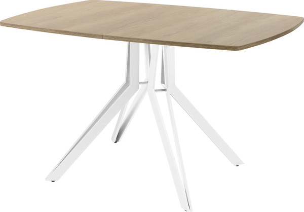 Изображение товара Обеденный стол AMC Elite / Е21(1200) D6 (белый/дуб небраска натур)