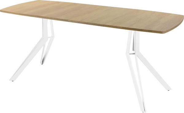 Изображение товара Обеденный стол AMC Elite / Е21(1200) D6 (белый/дуб небраска натур)