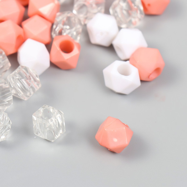 Изображение товара Набор бусин декоративных Арт Узор Кристалл многогранник / 9468743