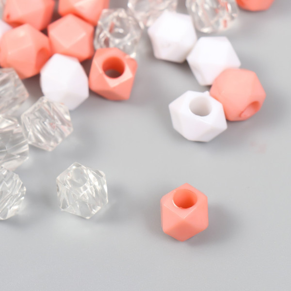 Изображение товара Набор бусин декоративных Арт Узор Кристалл многогранник / 9468743