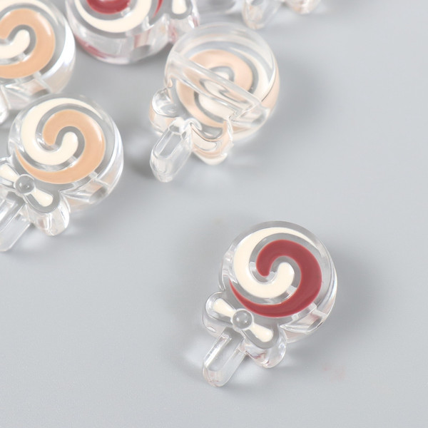 Изображение товара Набор бусин декоративных Арт Узор Кофейный аромат Леденец на палочке / 10883591