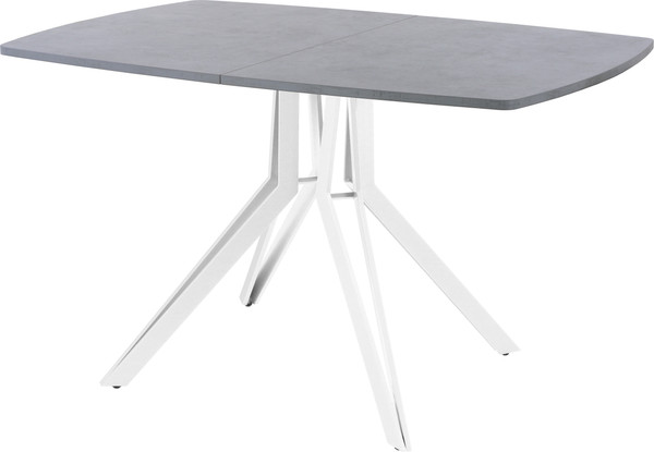 Изображение товара Обеденный стол AMC Elite / Е21(1200) D6 (белый/бетон чикаго светло-серый)